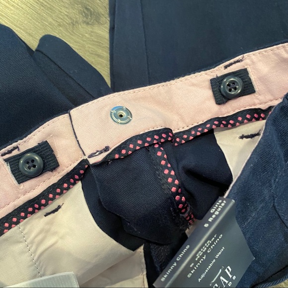 GAP NWT Navy Uniform Skinny Chino 5R - Picture 8 of 11